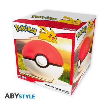 POKEMON - Keksglas - Pokéball Verlocken Sie mit diesem Pokémon-Keksglas von ABYstyle wilde Pokémons um Sie herum! Dieser Pokéball ermöglicht es Ihnen, auf Pokémon-Jagd zu machen, während Sie Ihre Lieblings-Snacks lagern!